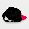 Everywhere Colorblock Corduroy Strapback Hat (Red/Black)