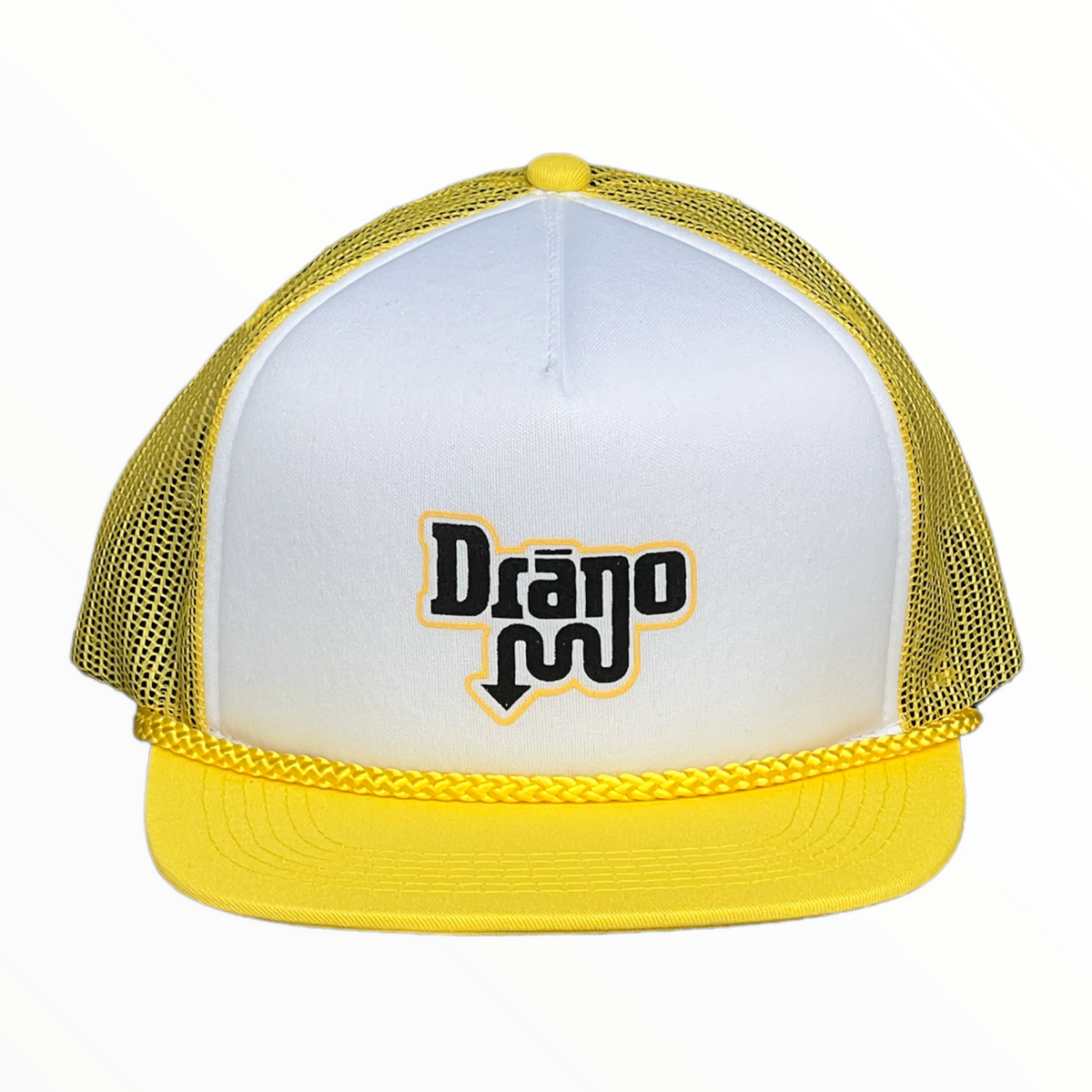 Malbon Golf Drano Trucker Hat (Yellow)
