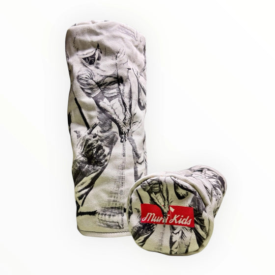 Muni Kids 5 Lessons Canvas Golf Headcovers