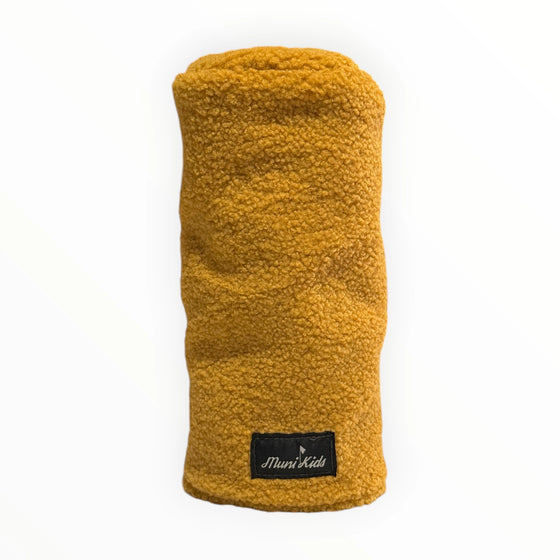 Muni Kids Arctic Gold Sherpa Golf Driver Headcover