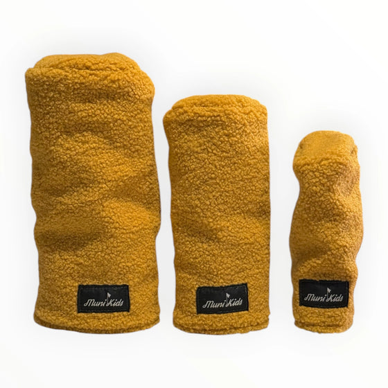 Muni Kids Arctic Gold Sherpa Golf Headcovers