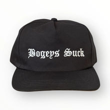  Muni Kids Old English Bogeys Suck Golf Snapback Hat Black