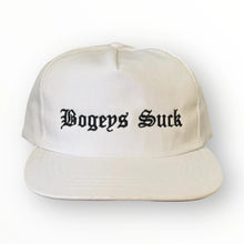  Muni Kids Old English Bogeys Suck Golf Snapback Hat White