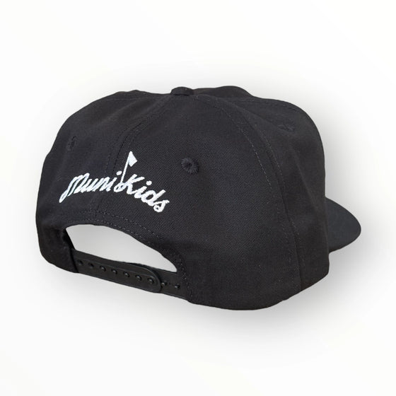Muni Kids Coutry Club Opp Golf Snapback Hat Black
