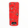 Muni Kids Gangsome Bandana Canvas Golf Driver Headcover (Red)
