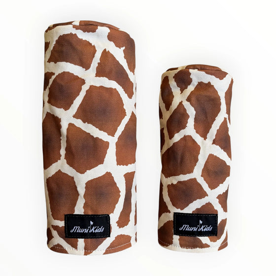 Muni Kids Giraffe Print Canvas Golf Headcovers