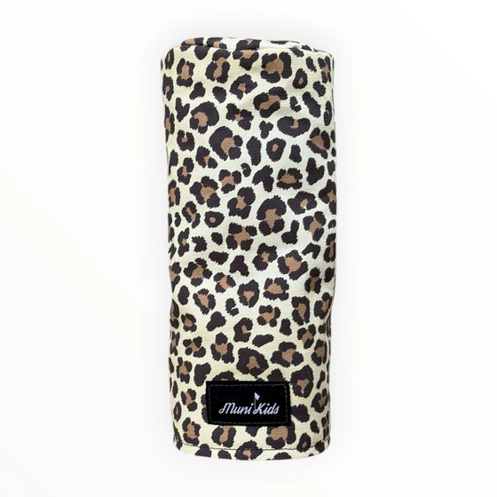 Muni Kids Leopard Print Canvas Golf Driver Headcover