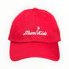 Muni Kids Logo Dad Hat Red