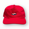 Muni Kids Muni Yin Yang Bolt Golf Snapback Hat Front (Red)