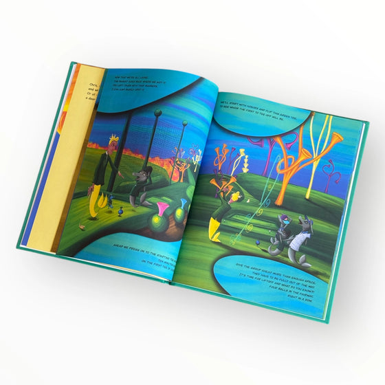 Muni Kids Golforia Hole 1: The Lost City of Etiquette Written and Illustrated by Drew Reinland (Children's Book)
