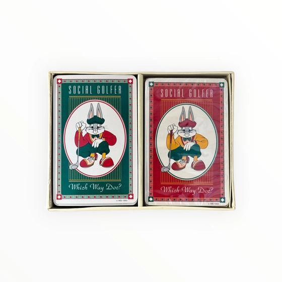 Vintage 1993 Looney Tunes Playing Cards 2-Decks