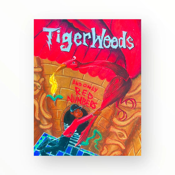 Muni Kids Tiger And Only Red Numbers Poster Print 18" x 24"