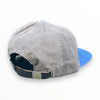 grey and blue corduroy muni kids golf hat