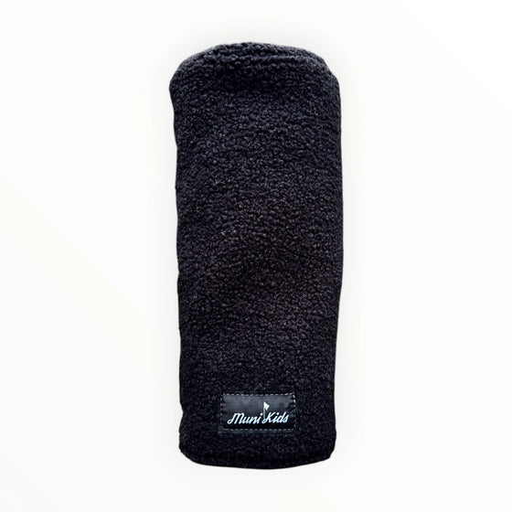Muni Kids Polar Noir Black Sherpa Golf Driver Headcover