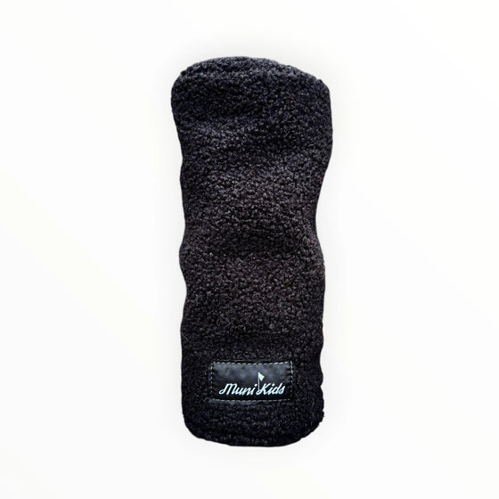 Muni Kids Polar Noir Black Sherpa Golf Fairway Headcover