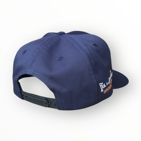 PAR x Muni Kids Navy Blue D-Town Street Golf Snapback Hat