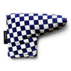 navy checkerboard putter headcover