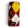 crimson and yellow argyle headcover
