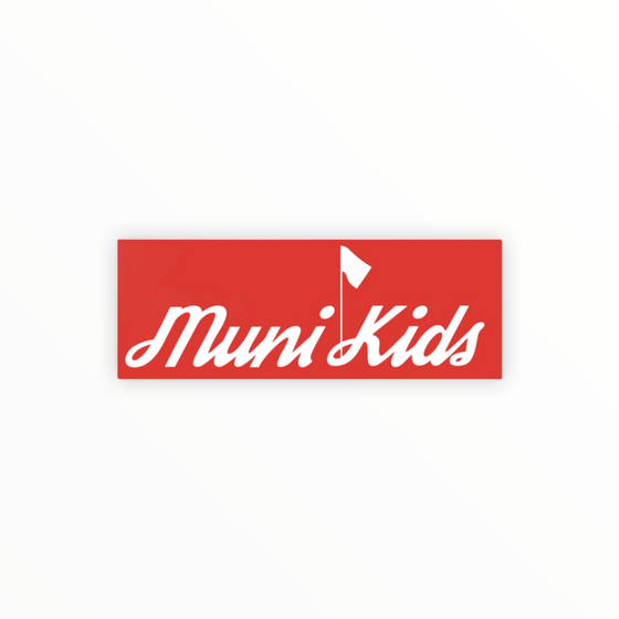 Muni Kids Bar Logo Sticker