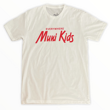  Muni Kids Everywhere Golf Tee Shirt White with Red