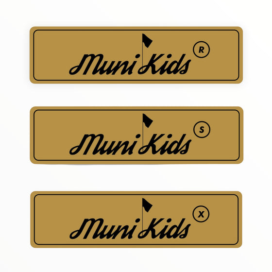 Muni Kids golf Standard Shaft Bands