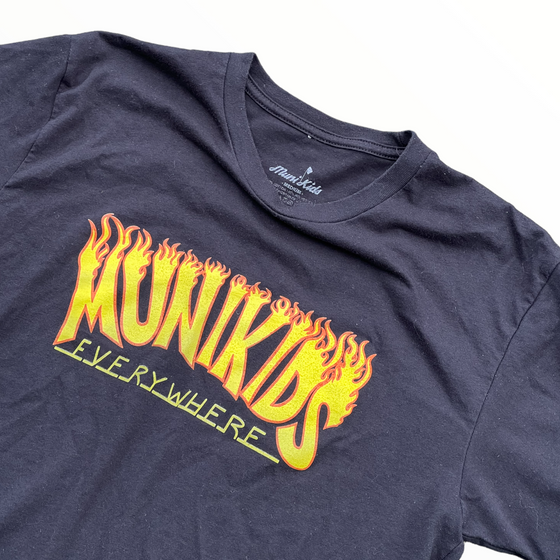 Muni Kids Destroy Everywhere Vintage T-Shirt Medium