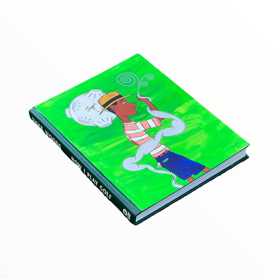 How I Play Golf Hand Painted Book #3
