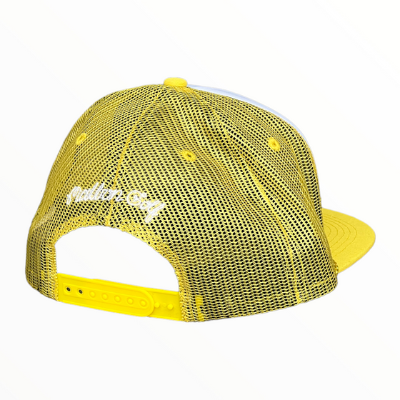 Malbon Golf Drano Trucker Hat (Yellow)