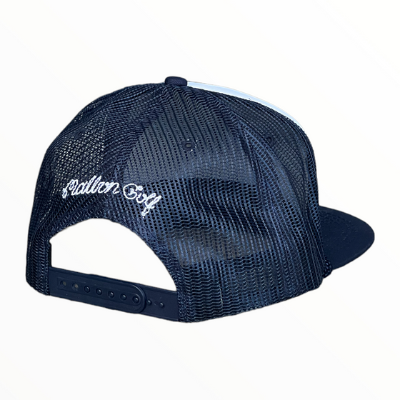 Malbon Golf Drano Trucker Hat (Navy)