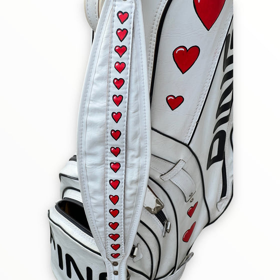 hand painted golf bag