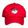 Malbon Golf Dad Hat (Red)