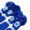Vintage Pom Pom Headcover Set (Royal Blue)